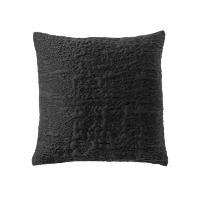Afbeelding van Dutch Decor LYLA Sierkussen 45x45 cm 3D effen print Raven zwart