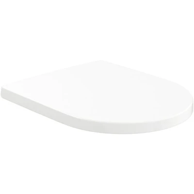 Afbeelding van Villeroy &amp; Boch Subway 3.0 toiletzitting Ovaal, roestvrij staal