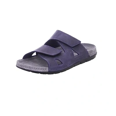 Afbeelding van Rohde 5914 Heren slippers Kleur: Blauw Maat: 40