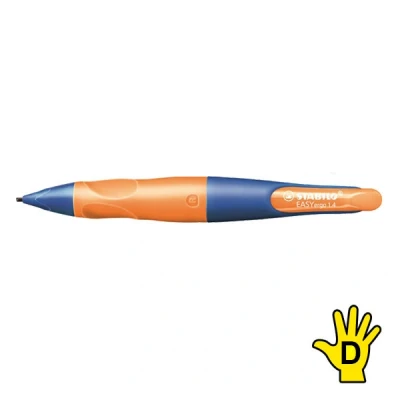 Image de Stabilo Easy Ergo porte mine 1,4 mm version droitier marine/orange