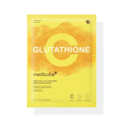 Afbeelding van Medicube Deep Vita C Glutathione Brightening Mask 2 Stuks