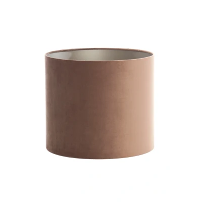 Afbeelding van Light &amp; Living Lampenkap VELOURS 35x35x30 Bruin