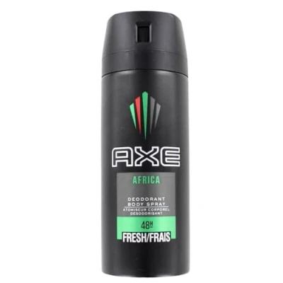 Afbeelding van Axe Africa deodorant voor heren, geranium en vanille, 150 ml, 3 stuks