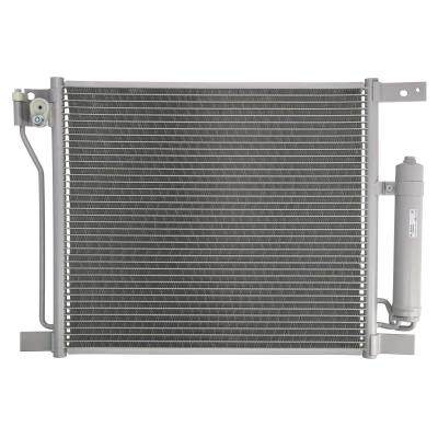 Afbeelding van BOSCH 1 986 AD2 409 Condensor Airco Met stikstofvulling droger, montagehandleiding, Zonder afdichtring 15,5mm 10,1mm 489mm R1234yf, R134a