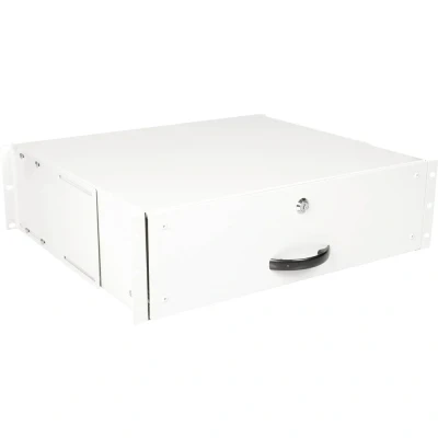 Afbeelding van ROLINE 19 inch toetsenbordlade 3 U, 400mm diep afsluitbaar grijs