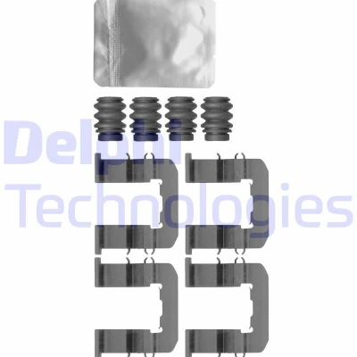 Afbeelding van DELPHI LX0623 Accessoireset, schijfremblok HYUNDAI: i20 I Hatchback