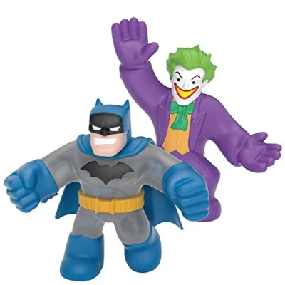 Afbeelding van Heroes of Goo Jit Zu Duel DC Batman vs Le Joker set met twee zachte, kleverige en elastische figuren 41184 zwart/meerkleurig