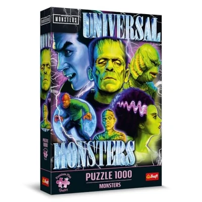 Afbeelding van Trefl Puzzle Premium Plus 1000 Universal Monsters (1000 onderdelen)