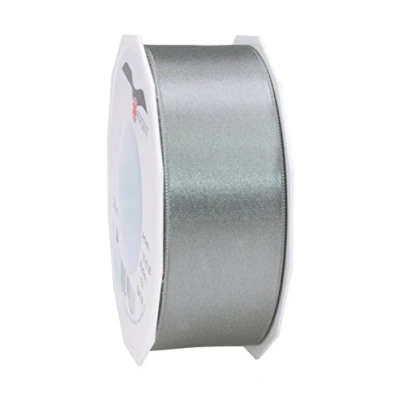 Afbeelding van Präsent Satijnen lint van leisteen, 40 mm breed, 25 m lang