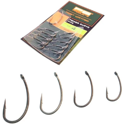 Afbeelding van PB Products Power Curve Hook PTFE Barbed #6 (10 stuks) Karperhaken
