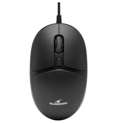 Image de Souris Filaire Bluestork Office 10 Pc /Mac Noir