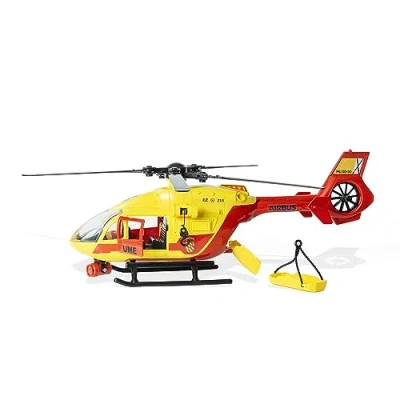 Afbeelding van Dickie Toys UME 203716024SI5 reddingshelikopter, 36 cm, touwhelikopter, licht en geluid, brancard, speelgoed voor kinderen vanaf 3 jaar