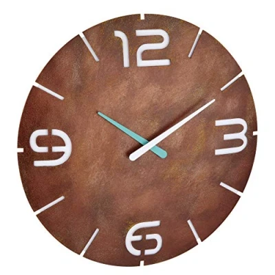 Afbeelding van TFA Dostmann 60.3536.08 Wandklok Zendergestuurd 350 mm x 35 Roest