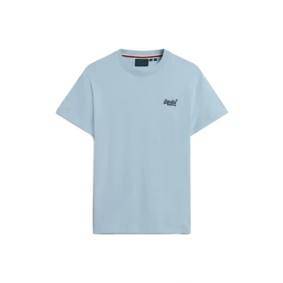 Afbeelding van Superdry Vintage LOGO Tshirt basic, Heren, Maat: Small, China blue