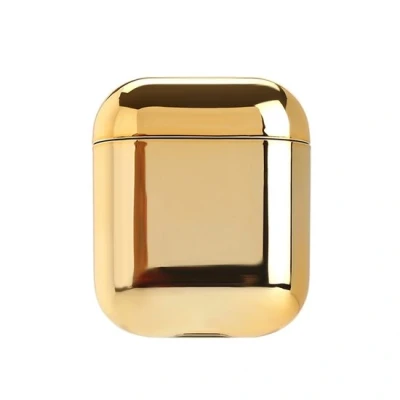 Afbeelding van AirPods 1/2 hoesje Electro series hard case Goud Schokbestendig