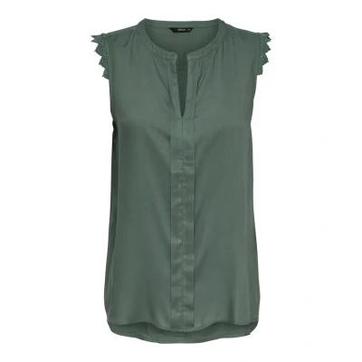 Afbeelding van ONLY Kimmi Blouse, Dames, Maat: 34, Balsam green