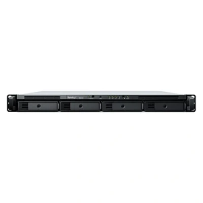 Image de Synology RackStation RS822+ Serveur NAS 4 Baies rack montable SATA 6Gb/s RAID 0 1 5 6 10 JBOD RAM 2 Go Gigabit Ethernet iSCSI support 1U