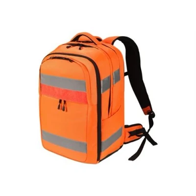 Image de DICOTA Hi Vis Sac à dos 32 38 litres polyuréthanne thermoplastique (TPU), 600D RPET orange