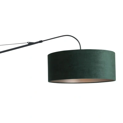 Afbeelding van Steinhauer wandlamp Elegant classy zwart metaal 8133ZW