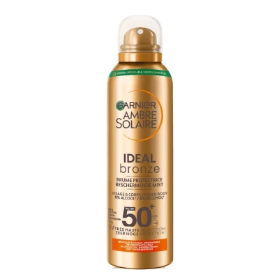 Afbeelding van Garnier Ambre Solaire Ideal Bronze Beschermende Mist SPF 50 150 ml