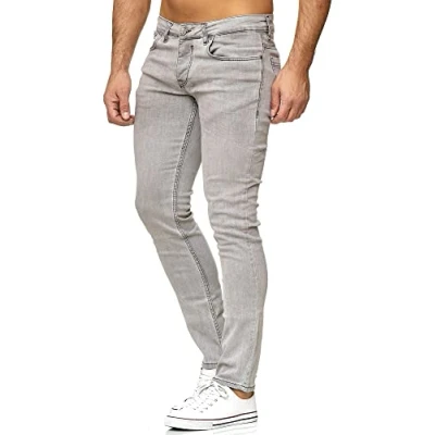 Afbeelding van Tazzio Heren Slim Fit Jeans Stretch 16533, grijs.