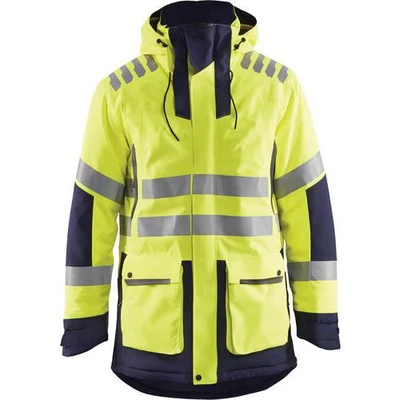Image de Parka haute visibilité Evolution jaune fluorescent/marine