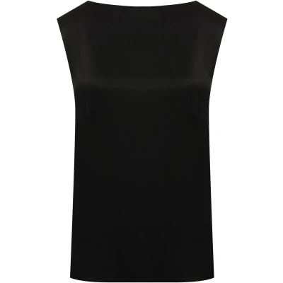 Afbeelding van By Malene Birger zwarte satijnen top 34