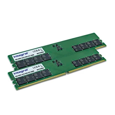 Afbeelding van Integral 32GB (2x 16GB) DDR5 RAM geheugen (4800MHz SODIMM PC5 38400)