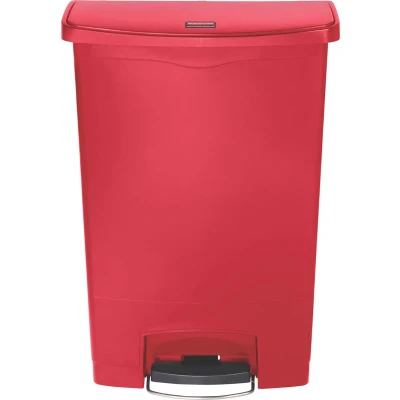 Afbeelding van Rubbermaid Slim Jim Front Step Rood Inhoud: 90 liter