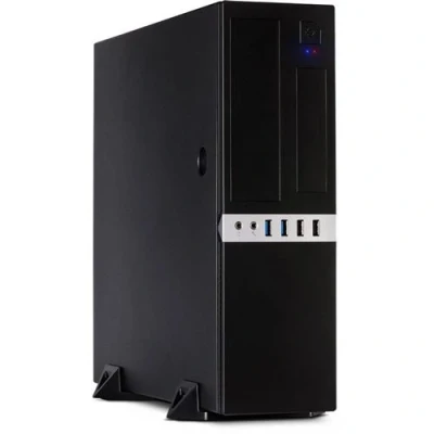 Image de Inter Tech IT 503 SFF mini ATX pas d&#039;alimentation (TFX12V) noir mat USB/Audio