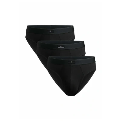 Afbeelding van DANISH ENDURANCE Katoenen Slips Klassiek Ondergoed voor Heren 3 pack Zwart 4XL