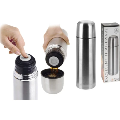 Afbeelding van Excellent Houseware Thermosfles Bullet 0.75 liter RVS
