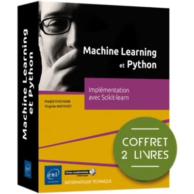 Image de Machine Learning et Python Coffret de 2 livres : Implémentation avec Scikit learn