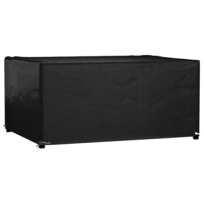 Afbeelding van Tuinmeubelhoes met 8 oogjes rechthoekig 160x120x75 cm
