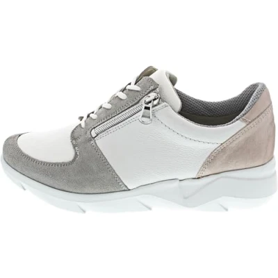 Afbeelding van Waldlaufer Funky Veterschoen Vrouwen Wit Maat 6½