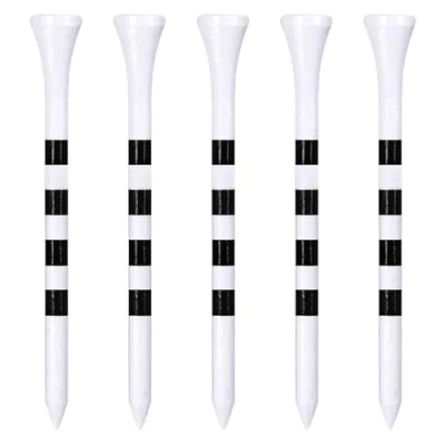 Afbeelding van Zivisk Tee Golf van bamboe, 38 mm/54 mm/83 mm/70 mm, 100 stuks, wit, rood, groen, blauw, geel, natuurlijke kleur, zwart