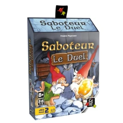 Image de GIGAMIC Jeu de Cartes Saboteur : Le Duel, AMSLD, 8 ans to 99 ans, D&#039;or