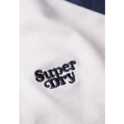 Afbeelding van Superdry Essential LOGO Retro Tshirt print Optic richest navy, Dames, Maat: 42, navy