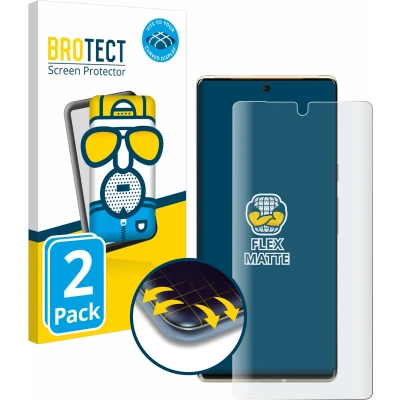 Afbeelding van BROTECT Screenprotector voor Google Pixel 6 Pro Folie Beschermfolie matte volledig dekking (2 Stuks)