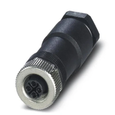 Afbeelding van Phoenix Contact 1404642 Sensor/actuator connector, niet geassembleerd M12 Aantal polen: 4 Bus, recht 1 stuk(s)