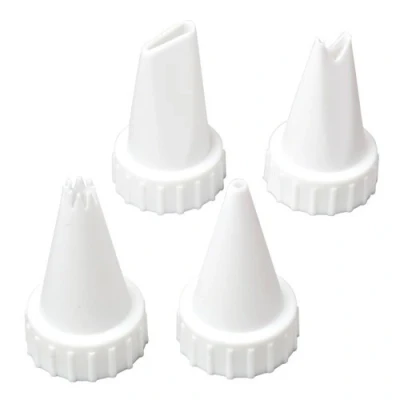 Afbeelding van Wilton Spuitmondjes set/4 t.b.v. Icing Tubes