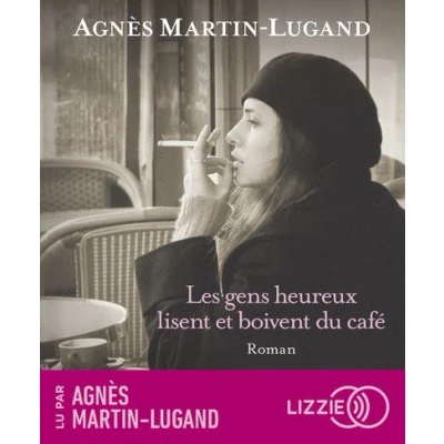 Image de Les gens heureux lisent et boivent du café