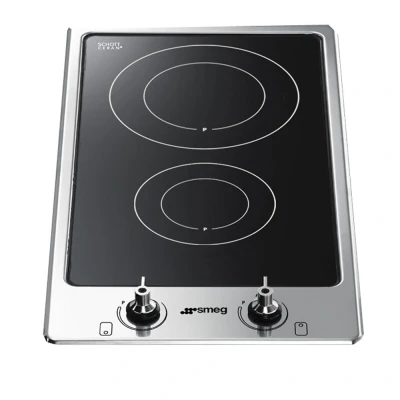 Afbeelding van Smeg Pgf32i 1 Domino Inductie 30 Cm 2 Zones Rand Inox