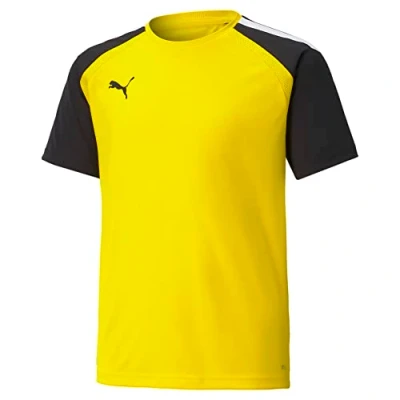 Afbeelding van Puma Teampacer Shirt Korte Mouw Kinderen Geel / Zwart Maat: 152