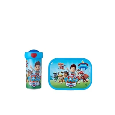 Image de Mepal Set Déjeuner Campus pour Enfants avec Tasse et Panier repas L&#039;école Lavable au Lave vaisselle Sans BPA 300 ml + 750 Paw Patrol