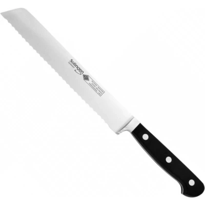 Afbeelding van Eikaso Solingen Broodmes 20 cm Gegolfde Snede Ergonomisch en Duurzaam