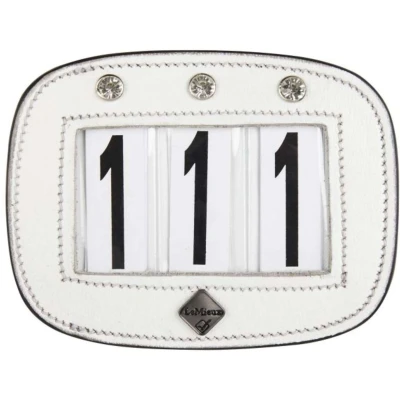 Afbeelding van LeMieux Startnummers Saddle Pad Diamant Wit One Size Agradi.be