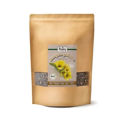 Image de Biojoy Fleurs de molène bouillon blanc BIO (500 g), séchées et coupées, Tisane (Verbascum thapsus)