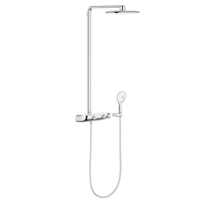 Afbeelding van Grohe Rainshower Smartcontrol douchesysteem 360 mono met thermostaat Moonwhite