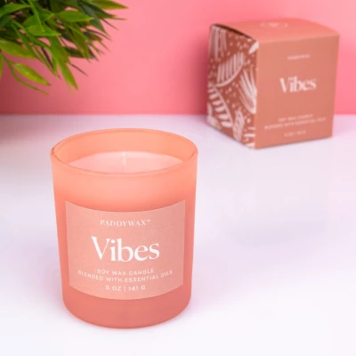 Afbeelding van Wellness Geurkaars Vibes (roze)